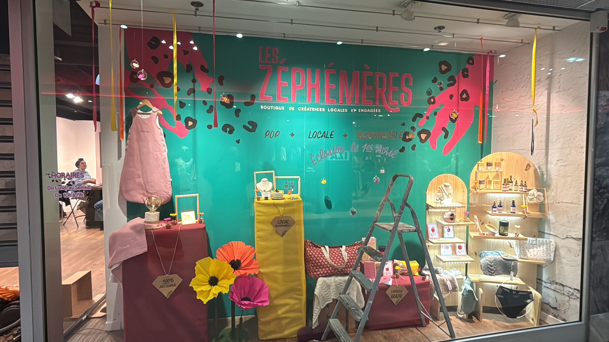 Ouverture boutique Les Zéphémères